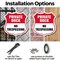 Signmission Private Dock Shield Sign No Trespassing, 6 Inch X 6 Inch, Plastic Sign SHI-P-6-434 - alternate 5
