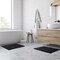 Lavish Home Bathroom Rugs 2-Piece Cotton Bath Mat Set Reversible Rugs for Shower, Tub, Toilet, or Vanity HT-BATH3-BL - alternate 5