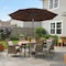 Villacera 9-Foot Outdoor Patio Umbrella, Brown 83-OUT5441 - alternate 7