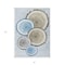 Homeroots 5' X 8' Blue Gold and Gray Faux Bois Washable Non Skid Indoor Outdoor Area Rug 564405 - alternate 5
