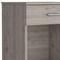 Homeroots 22" Gray Wood One Drawer Nightstand 543645 - alternate 10