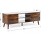 Simple Deluxe InfiniPower TV Stand for 55 60 inch TV Entertainment Center with Storage Mid Century Modern Televis 3A88TVS001BRN01 - alternate 6