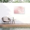 Trademark Fine Art Outdoor Canvas Art - amini54  'Palm Leaves On Pink Silhouette IV' Wall Art for Patios, or Gardens 1X28378-OC1624WR - alternate 4