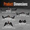 Squatz Lat Pulldown Attachments, T-bar, V-bar, Pulley Cable Attachments, Bicep Curl, Tricep Lat pulldown SQTBS1 - alternate 3