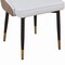Leisuremod Allure Tufted PU Leather Side Dining Chair, Gold Accent Base AC52WBL - alternate 7