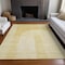Homeroots 5' X 8' Gold Ivory And Yellow Geometric Washable Indoor Outdoor Area Rug 582711 - alternate 4