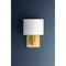 Hudson Valley Lighting Brampton 7.5 in. Wall Sconce Aged Brass 2710-AGB - alternate 3
