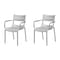 Lagoon Naples Stackable Armchair, 2PK 7220G8-ASLGS - alternate 1