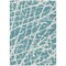 Homeroots 3' X 5' Teal Abstract Washable Non Skid Indoor Outdoor Area Rug 559328 - alternate 6
