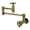 Kingston Brass Wall Mount Pot Filler Faucet, Antique Brass KS8103RX - alternate 1
