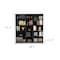 Homeroots 71" Black Five Tier Bookcase 546346 - alternate 4