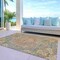 Homeroots 8' X 10' Brown Floral Medallion Washable Indoor Outdoor Area Rug 607839 - alternate 6