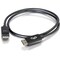 C2G 25ft/7.6m DisplayPort Cable M/M BLK 54404 - alternate 3
