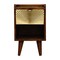 Homeroots 20" Brown Solid Wood One Drawer Nightstand 651578 - alternate 1