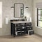 James Martin Vanities Lorelai 48" Single Vanity, Black Onyx, w/ 3 CM Siberian Silestone Top 424-V48-BKO-3SFR - alternate 6