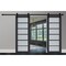 Sartodoors Sturdy Double Barn Door Solid Core Modern Interior VEREGIO7602DB-ANT-36 - alternate 1