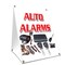Signmission Auto Alarms, 36 Inch x 24 Inch A-frame Yard Sign, Plastic Sign SBC-2436-Auto Alarms - alternate 1