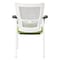 Office Star Products 8810W ProGrid Mesh Back Visitors Chair, White / Green 8810W-6 - alternate 3