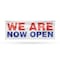 Signmission We Are Now Open, 18 Inch x 48 Inch, Vinyl Banner B-30922 - alternate 1