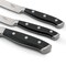 Our Table 3 Piece Triple Riveted High Carbon Stainless Steel Cutlery Starter Set in Black 131635.03 - alternate 3