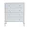 Baxton Studio Callison Spindle Chest - 4-Drawer Farmhouse Vertical Cabinet with Turned Accents for Bedroom, White 271-14741-ZORO - alternate 5