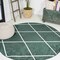 Jonathan Y Cole Minimalist Diamond Trellis Green/White 5 ft Round Area Rug SEU102D-5R - alternate 1