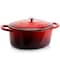Crock-Pot Crock Pot Artisan 7 Quart Oval Enameled Cast Iron Dutch Oven in Scarlet Red 69147.02 - alternate 1