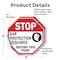 Signmission Stop Ear Protection Required Beyond, 4 inch X 4 inch, Vinyl Decal, 2PK OC-D-2PACK-4-178 - alternate 2