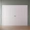 Sartodoors Sliding Closet Double Bi-fold Doors 96 x 96 inches, BASIC 9233 White, Sturdy Tracks Moldings Trims BASIC9233DBF-SKIN-9696 - alternate 4