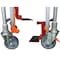 Pake Handling Tools Machinery Mover, 1100 lb. Cap, PU Wheel, Set of 2 PAKFM03 - alternate 4
