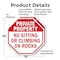 Signmission Private Property No Sitting or Clim, 18 inch X 18 inch, Plastic Sign, 2PK OC-P-2PACK-18-154 - alternate 5