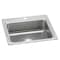 Elkay Sink, Drop-In Mount, 1 Hole, 21" x 15.75", Lustrous Satin LR25221 - alternate 1