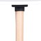 Homeroots 32" White and Natural Wood Round Top Dining Table 568215 - alternate 5