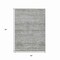 Homeroots 5' X 8' Gray And Charcoal Striped Washable Indoor Outdoor Area Rug 615663 - alternate 8