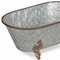 Homeroots 5" Gray Metal Hand Painted Decorative Tub Tabletop Sculpture 399640 - alternate 6