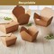 Eco Harmony Products Kraft Paper Take-Out Boxes, PFAS-Free, Recyclable, 8.4" x 6.3" x 2.5", 200PK 804584 - alternate 5