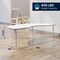 Flash Furniture Wren 96 in x 48 in Kidney Adjustable Height Activity Table, Thermal Laminate Top, Short Legs, White XU-A4896-KIDNY-WHT-T-P-GG - alternate 7
