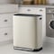 Happimess Beni Kitchen Trash/Recycling 16-Gallon Double-Bucket Step Trash Can w/ Odor Filter, Limestone Beige HPM1014D - alternate 7