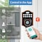 Wrightmaster 4-in-1 Aluminum Smart Pad Lock with App Control, Fingerprint, Keypad, Key Unlock, Auto-Lock ZR-D6 - alternate 6