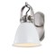 Jonathan Y Phineas 7" 1-Light Adjustable Farmhouse Bohemian Iron LED Vanity Light, White/Nickel JYL1114B - alternate 5