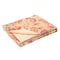 Homeroots 50" X 70" Beige Pink Orange and Green Cotton Kantha Floral Throw Throw Blanket with Embroidery 293208 - alternate 4