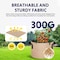 Ipower 5 Gallon Tan Grow Bags, Garden Planting Nonwoven Fabric Pots with Reinforced Handle, 5PK GLGROWBAG5X5TANV5 - alternate 6