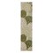Homeroots 8' Ivory Green And Dark Green Floral Indoor Outdoor Runner Rug 548042 - alternate 1