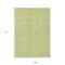 Homeroots 9' X 12' Artichoke Green And Ivory Floral Washable Indoor Outdoor Area Rug 581844 - alternate 6