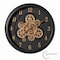 Clockswise 16ft Industrial Exposed Rotating Gear Wall Clock Steampunk Aesthetic with Vintage-Inspired Design QI004809 - alternate 1