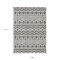 Homeroots 9' X 12' Gray Brown And Ivory Moroccan Washable Indoor Outdoor Area Rug 594332 - alternate 6