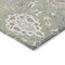 Homeroots 5' X 8' Artichoke Green Brown And Ivory Damask Washable Indoor Outdoor Area Rug 599389 - alternate 7