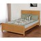 Homeroots Brown Solid Wood Queen Bed Frame 523662 - alternate 1