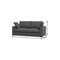 Homeroots 78" Gray Fabric Sofa With Brown Legs 640997 - alternate 4