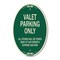 Signmission Valet Parking Only All Others Will Be Towed A, 12 Inch X 18 Inch Designer, Heavy Gauge Aluminum A-OV-G-1218-9744 - alternate 1